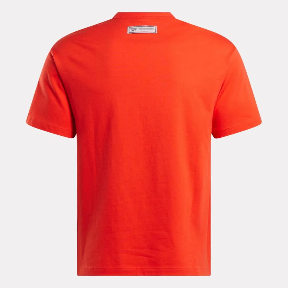 Reebok Apparel Men Classics Uniform Back Label T-Shirt DYNRED sold by Reebok product image thumbnail 2