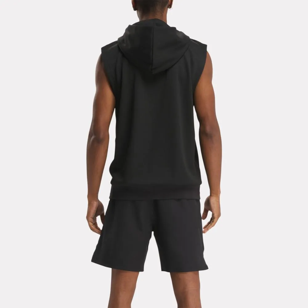 Reebok Apparel Men Strength Sleeveless Hoodie BLACK sold by Reebok product image thumbnail 3