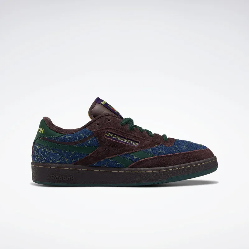 Reebok Footwear Men Braindead Club C Revenge Shoes Prpaby/Drkfor/Batblu sold by Reebok