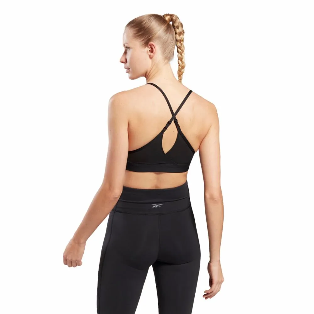 Reebok Apparel Women Reebok Lux Strappy Sports Bra BLACK sold by Reebok product image thumbnail 2