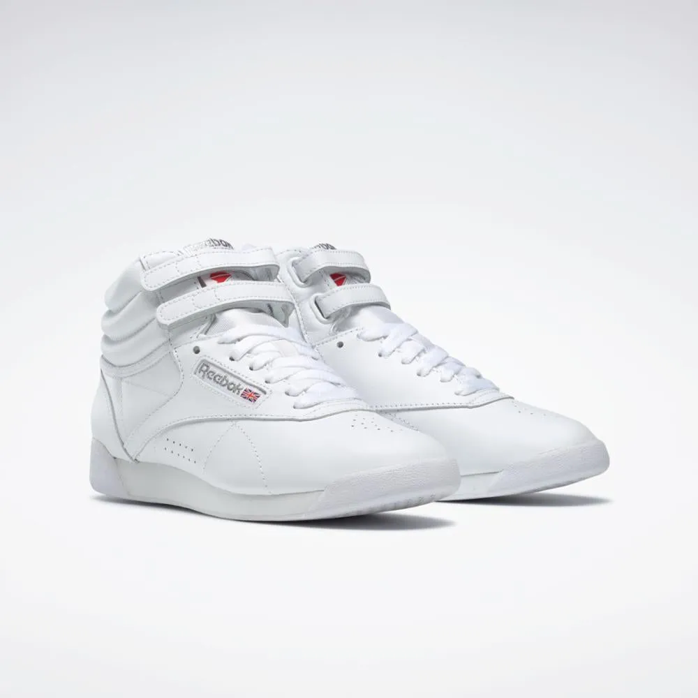 Reebok Footwear Women Freestyle Hi Women's Shoes INT-WHT/SILVER sold by Reebok product image thumbnail 2