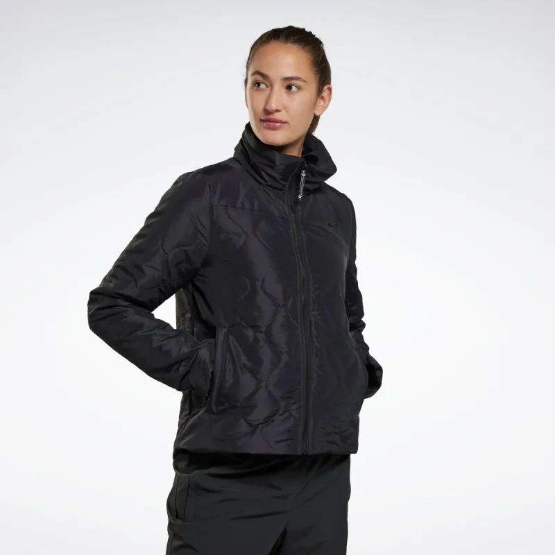 Reebok Apparel Women Thermowarm+Graphene Padded Jacket Black sold by Reebok