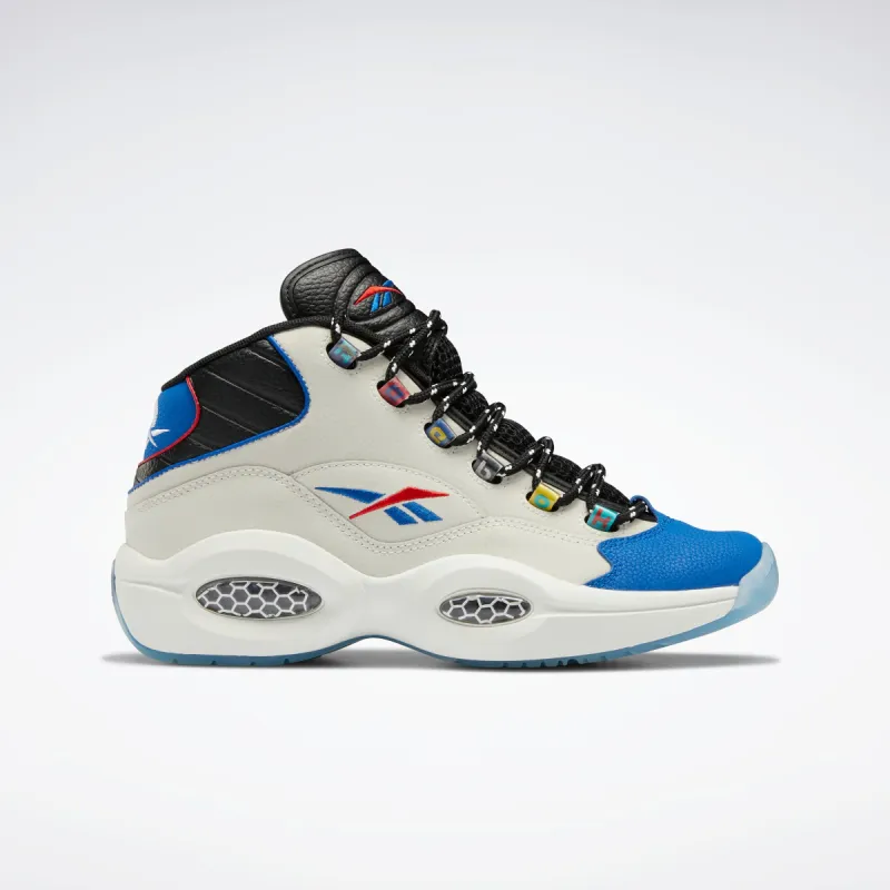 Reebok Footwear Men Question Mid Shoes Chalk/Cblack/Vecblu sold by Reebok