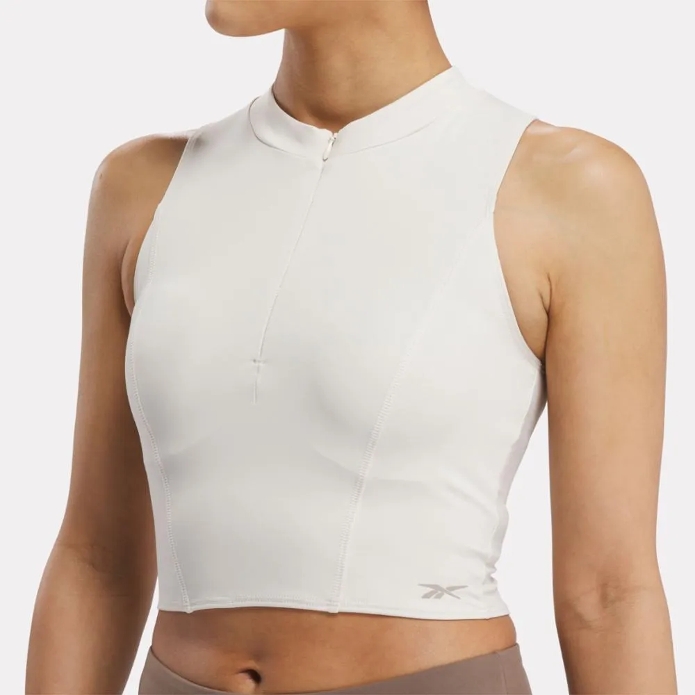 Reebok Apparel Women Active Collective DREAMBLEND Crop Tank Top BON sold by Reebok product image thumbnail 4