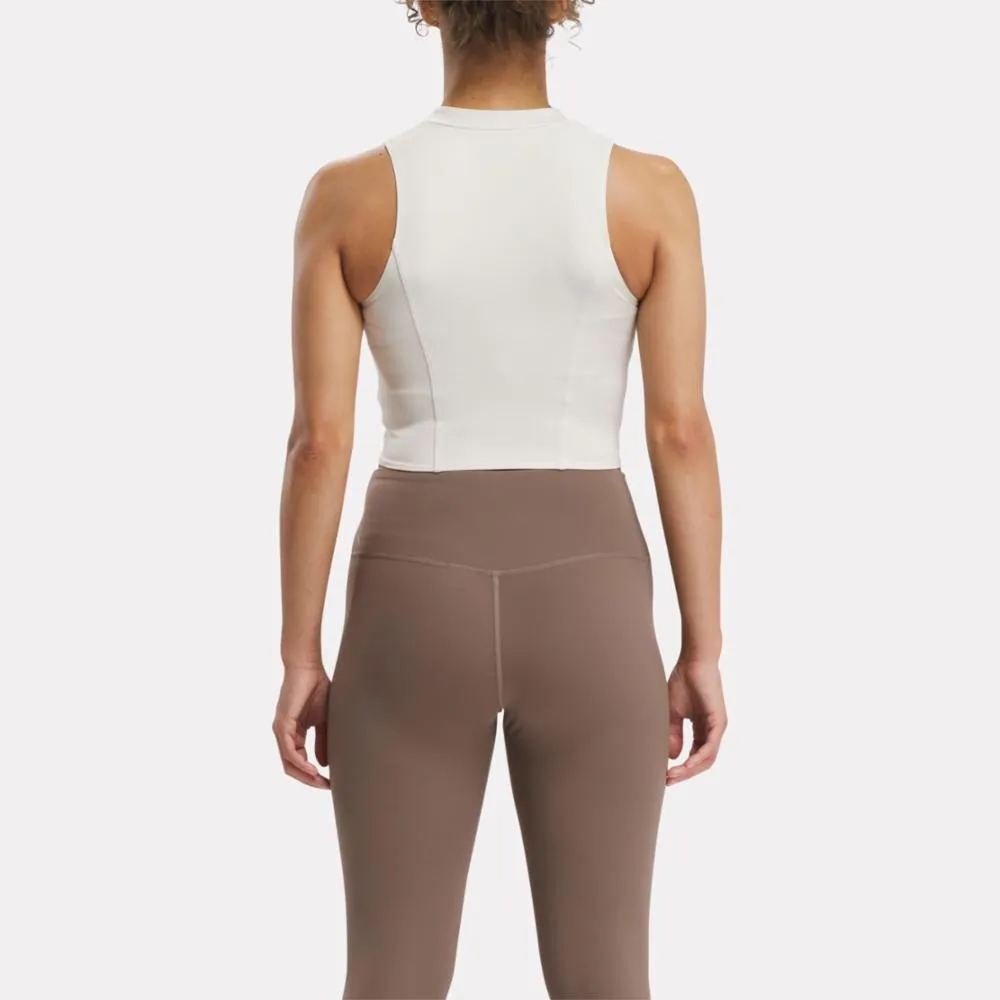 Reebok Apparel Women Active Collective DREAMBLEND Crop Tank Top BON sold by Reebok product image thumbnail 3