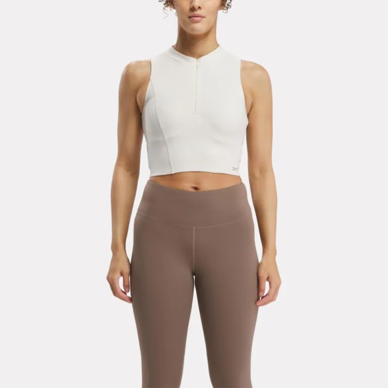 Reebok Apparel Women Active Collective DREAMBLEND Crop Tank Top BON made by Reebok