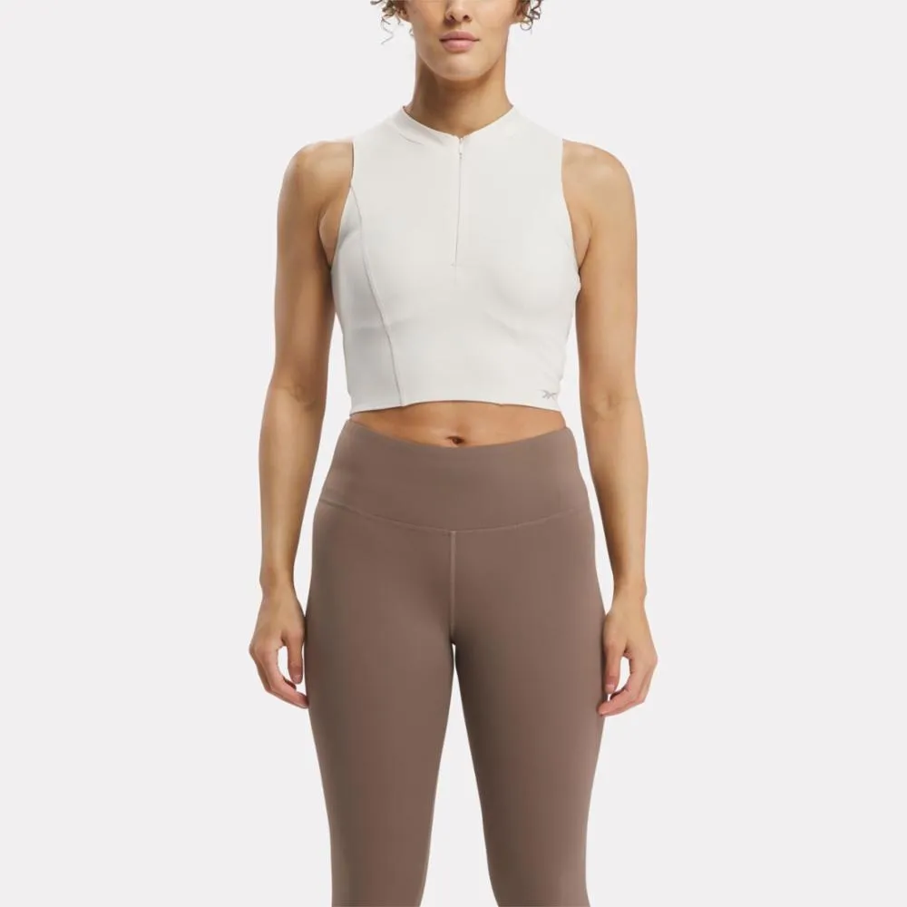 Reebok Apparel Women Active Collective DREAMBLEND Crop Tank Top BON sold by Reebok