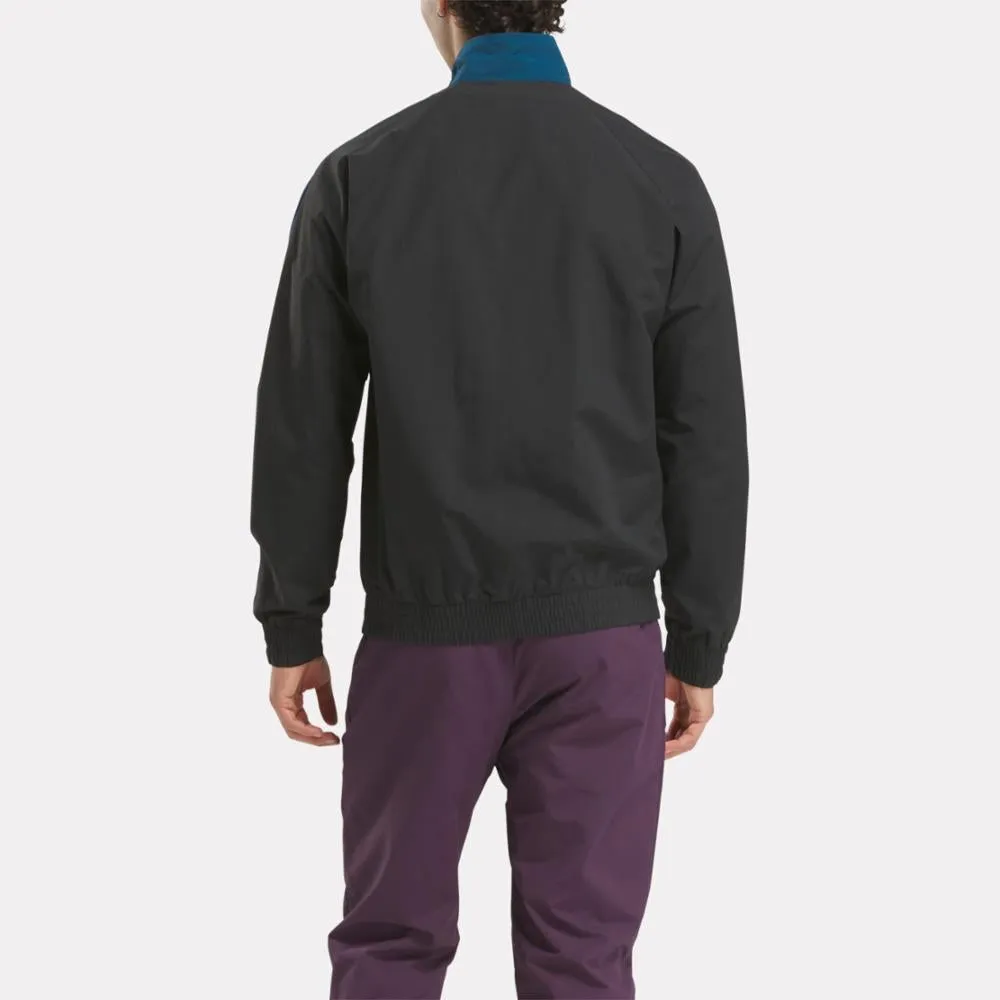 Reebok Apparel Men Classics Vector Track Jacket BLACK/MIDNIGHT PLUM sold by Reebok product image thumbnail 3