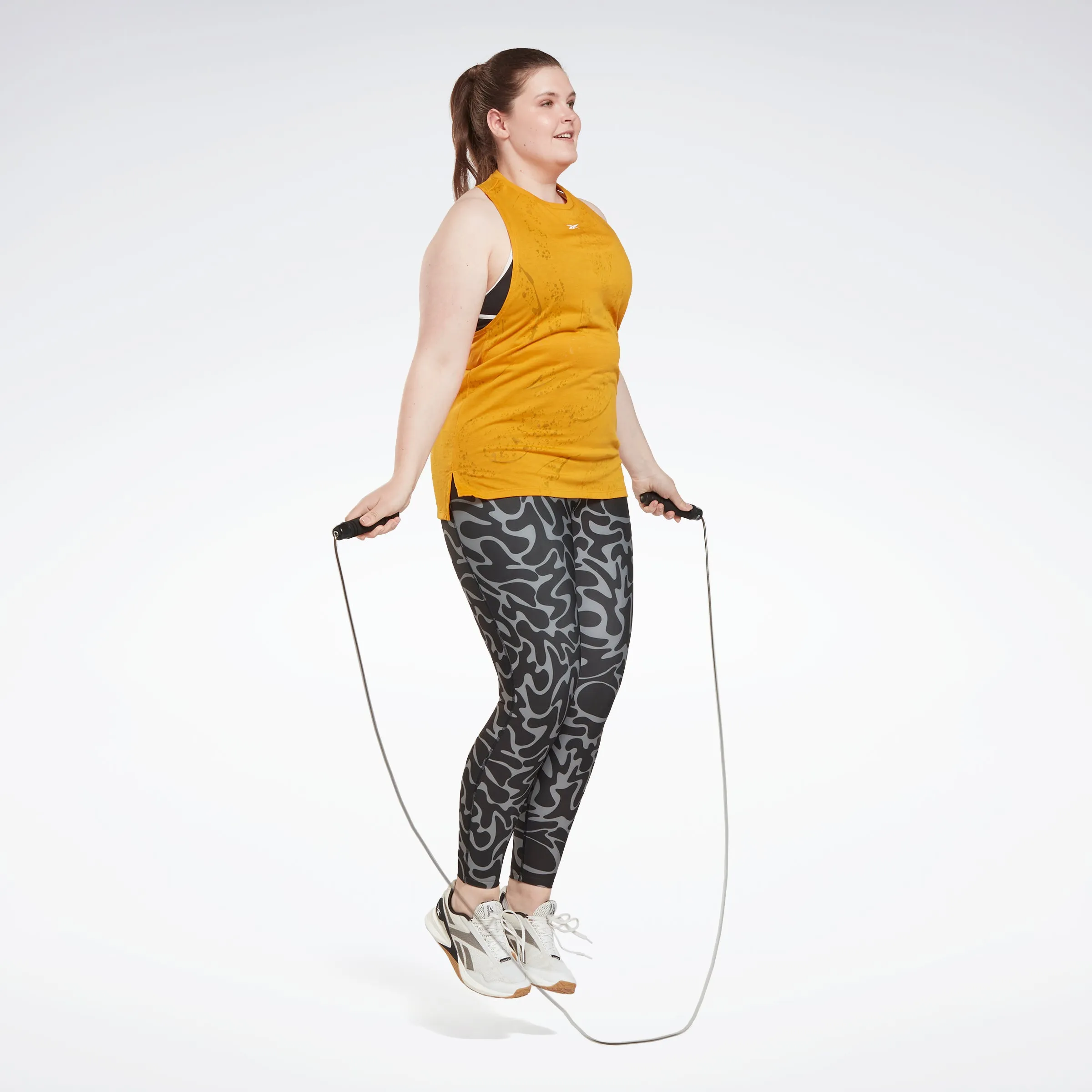 Reebok Apparel Women Burnout Tank Top (Plus Size) Bright Ochre sold by Reebok product image thumbnail 2