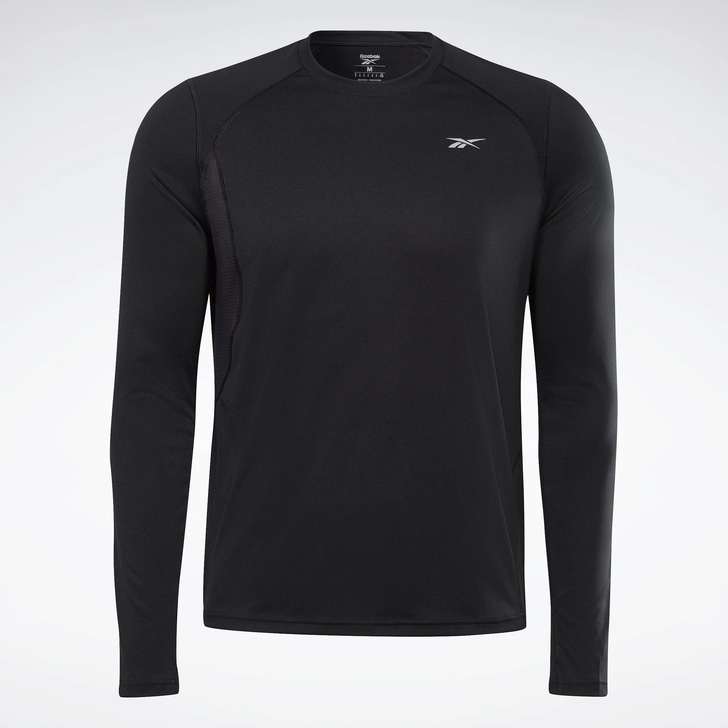 Reebok Apparel Men Running Long-Sleeve Top Black sold by Reebok product image thumbnail 5