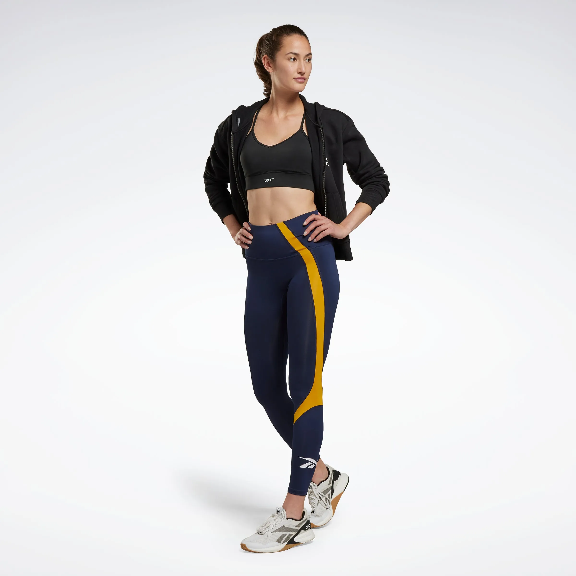 Reebok Apparel Women Workout Ready Vector Leggings Vecnav sold by Reebok product image thumbnail 2