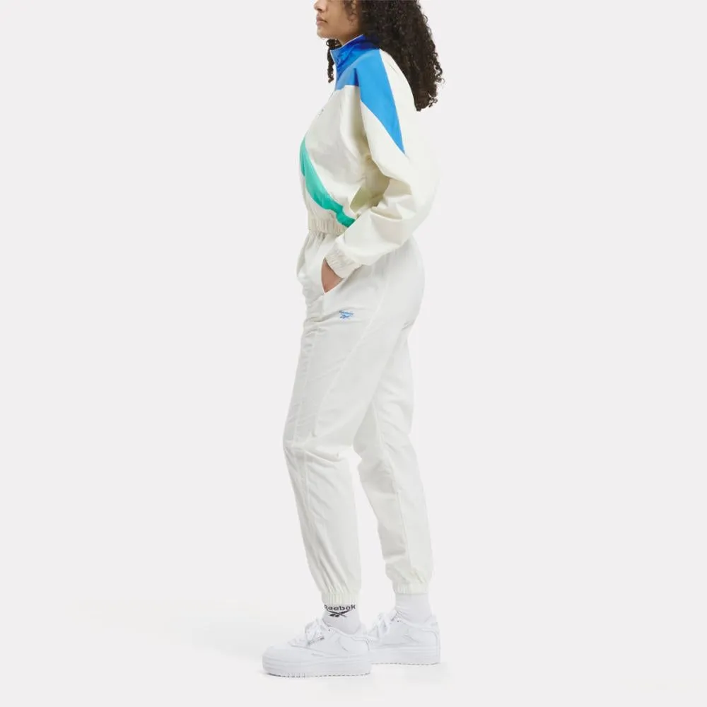 Reebok Apparel Women Classics Franchise Track Jacket VNTG CHALK/KNTCBLU/UNLSHDGREEN sold by Reebok product image thumbnail 2