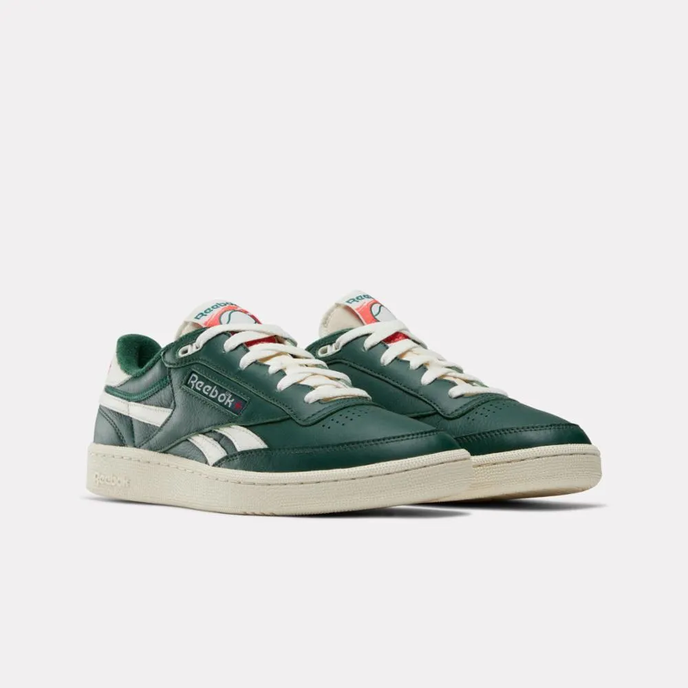 Reebok Footwear Men Club C Revenge Vintage Shoes DARKGREEN/CHALK/NEONCHERRY sold by Reebok product image thumbnail 2