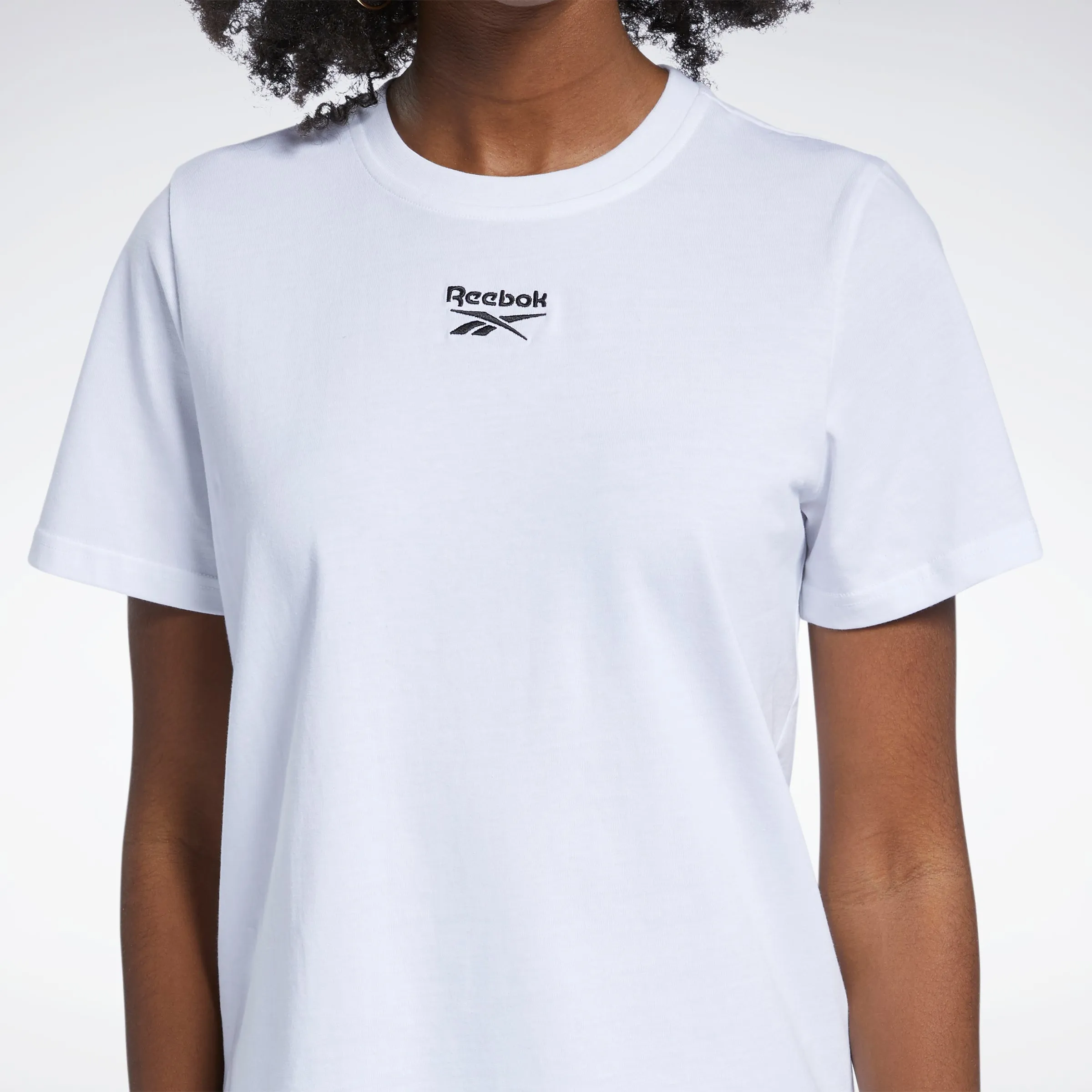Reebok Apparel Women Reebok Classics Small Logo T-Shirt White/Black sold by Reebok product image thumbnail 3