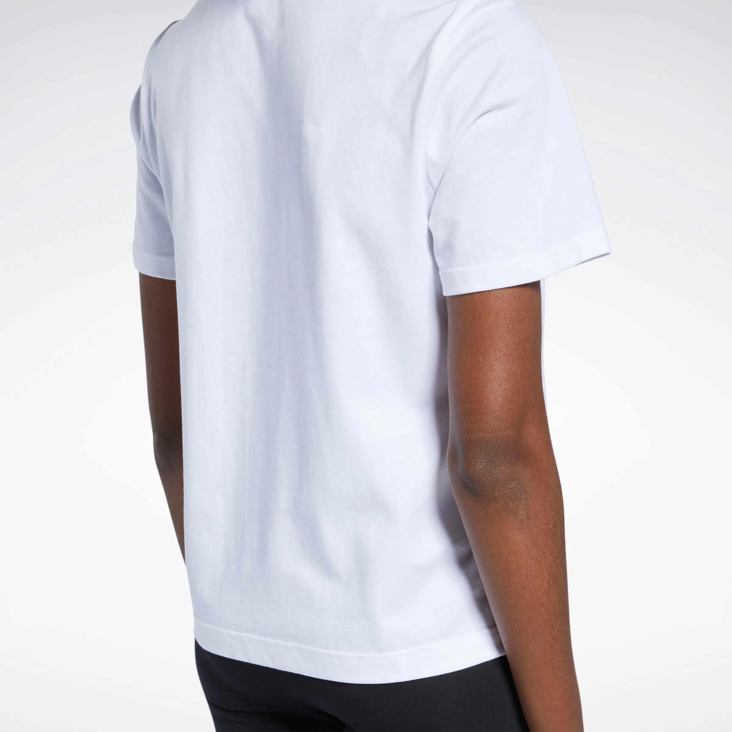 Reebok Apparel Women Reebok Classics Small Logo T-Shirt White/Black sold by Reebok product image thumbnail 4
