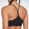 Reebok Apparel Women Reebok Lux Skinny Strap Medium-Support Sports Bra Black sold by Reebok