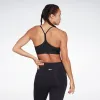 Reebok Apparel Women Reebok Lux Skinny Strap Medium-Support Sports Bra Black sold by Reebok