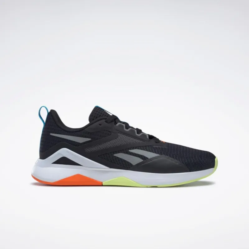 Reebok Footwear Men Nanoflex TR 2.0 CBLACK/PUGRY6/SMAORA sold by Reebok