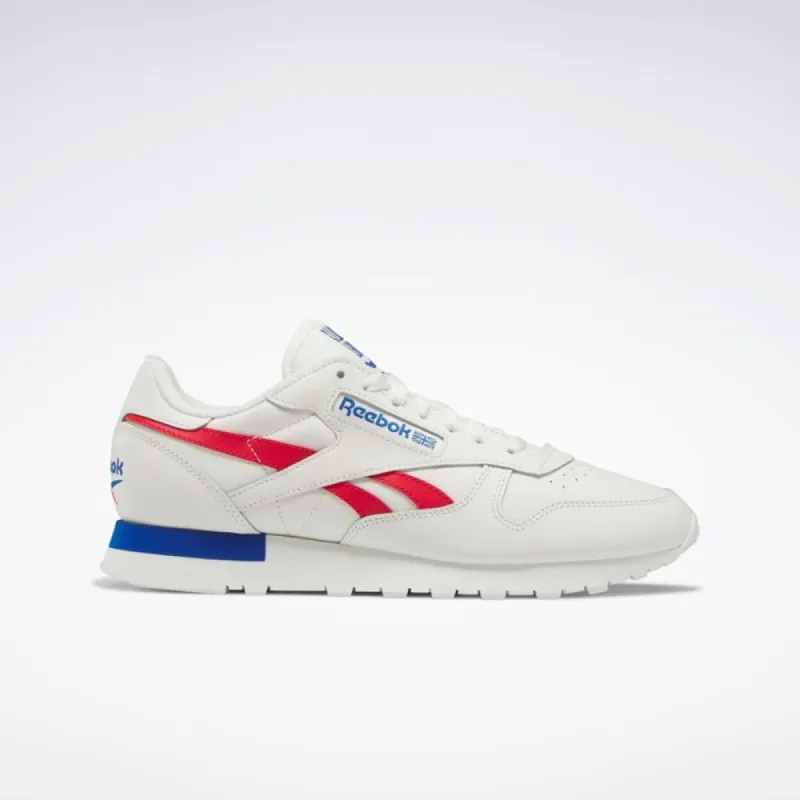 Reebok Footwear Men Classic Leather CHALK/VECRED/VECBLU sold by Reebok