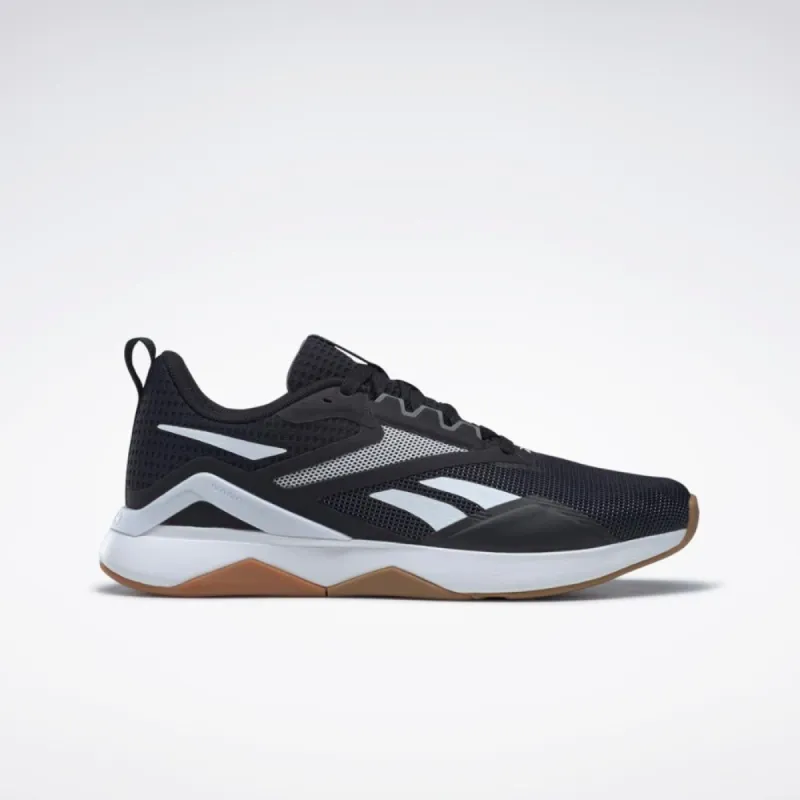 Reebok Footwear Men Nanoflex TR 2.0 CBLACK/PUGRY6/FTWWHT sold by Reebok