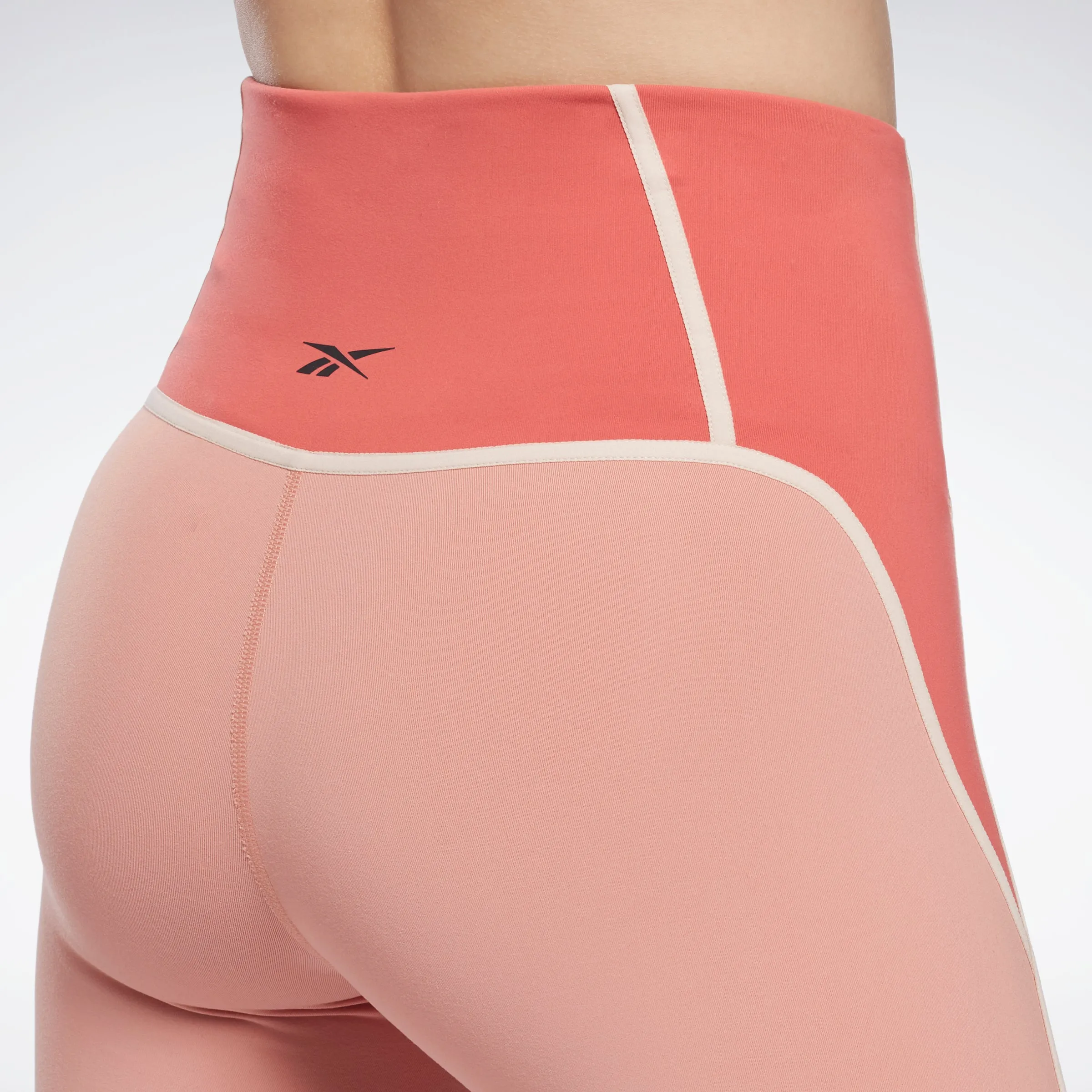 Reebok Apparel Women Lux High-Waisted Colorblock Leggings Cancor sold by Reebok product image thumbnail 4