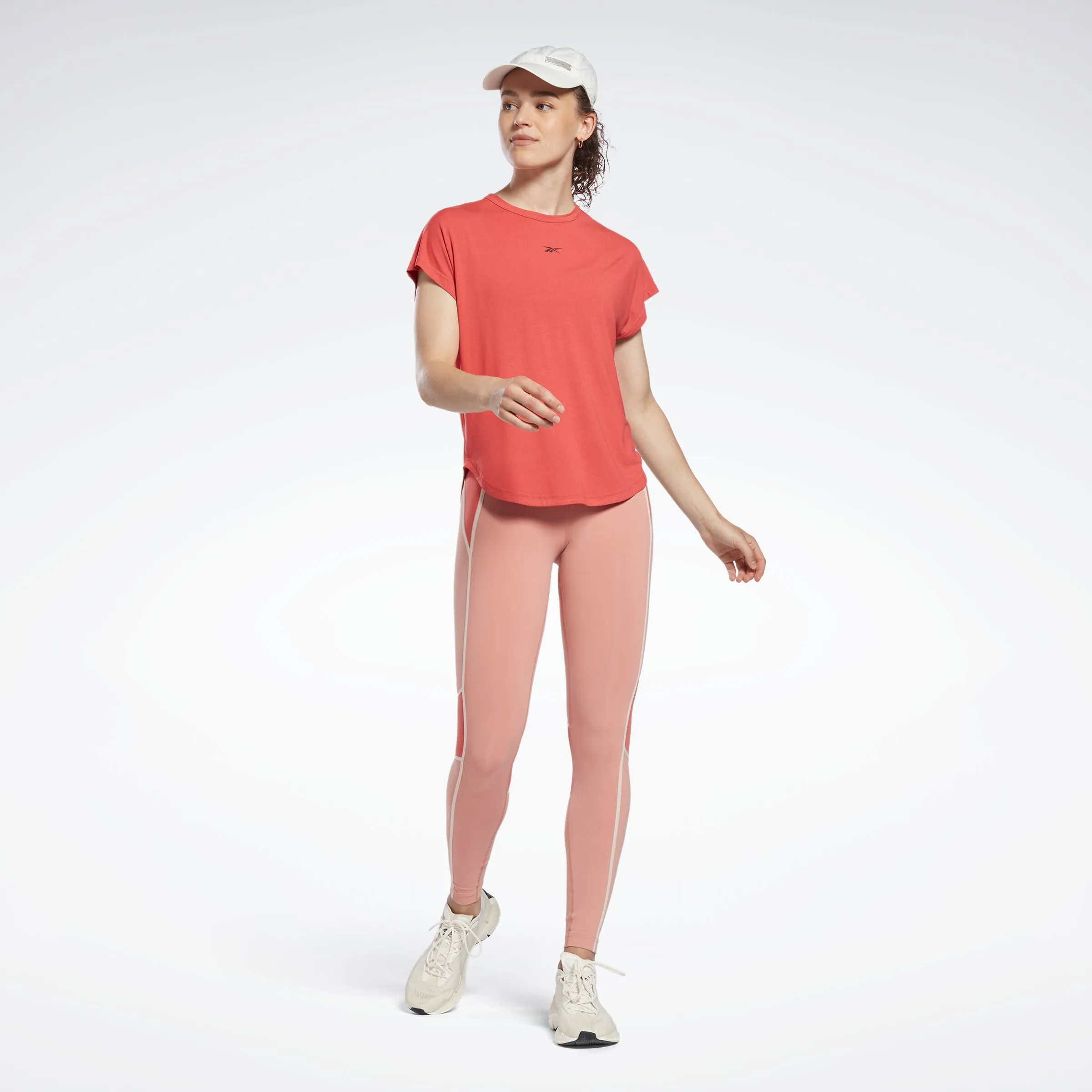 Reebok Apparel Women Lux High-Waisted Colorblock Leggings Cancor sold by Reebok product image thumbnail 2