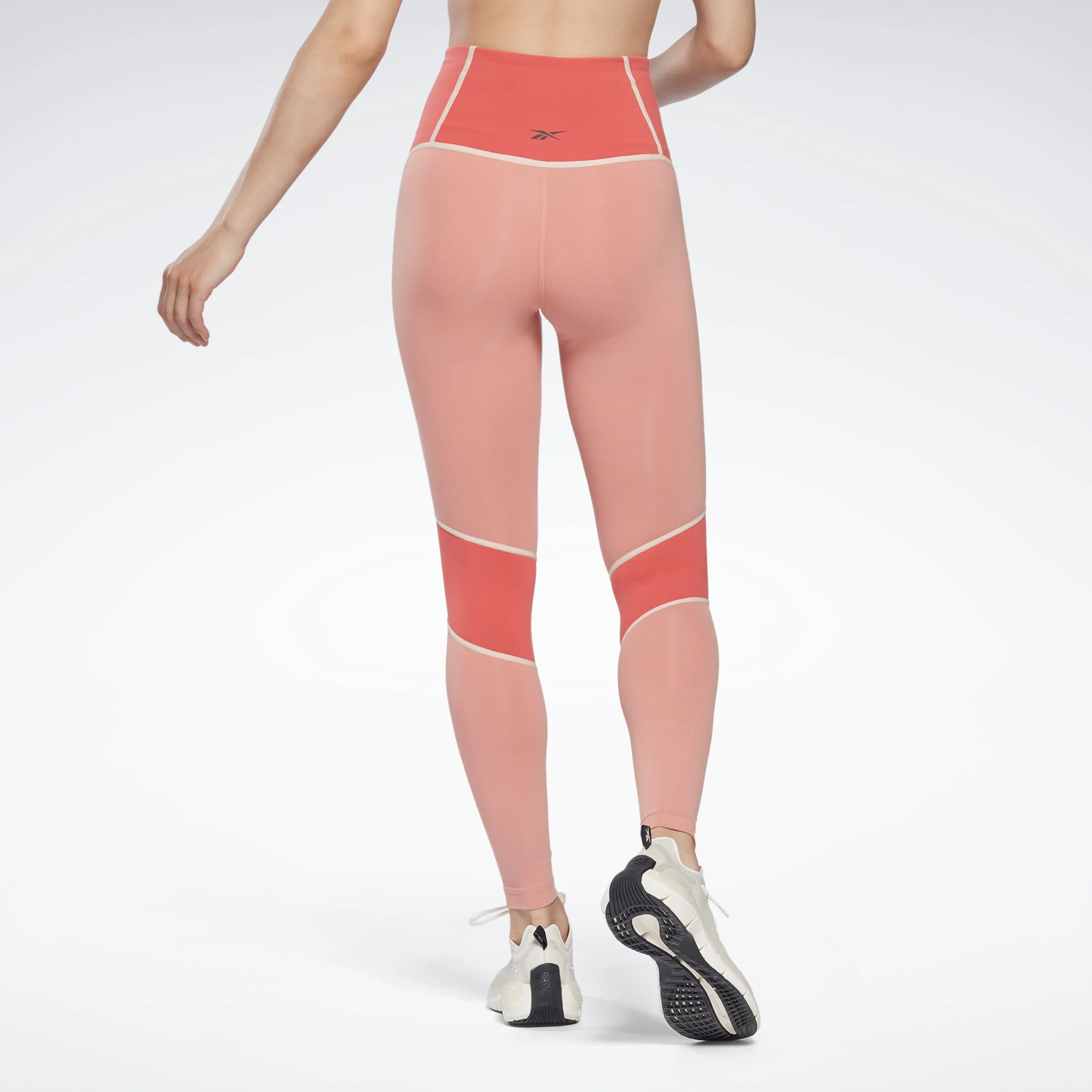 Reebok Apparel Women Lux High-Waisted Colorblock Leggings Cancor sold by Reebok product image thumbnail 3