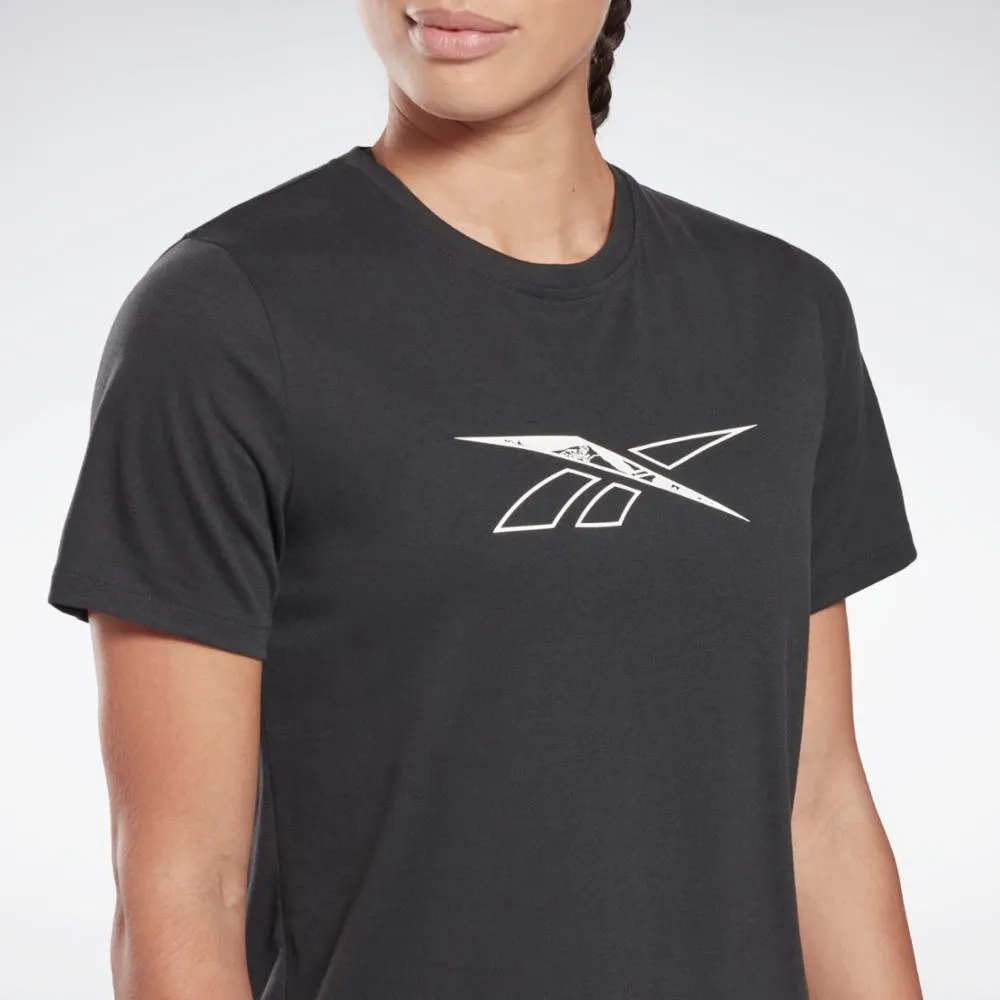 Reebok Apparel Women Workout Ready Supremium T-Shirt NGHBLK sold by Reebok product image thumbnail 4