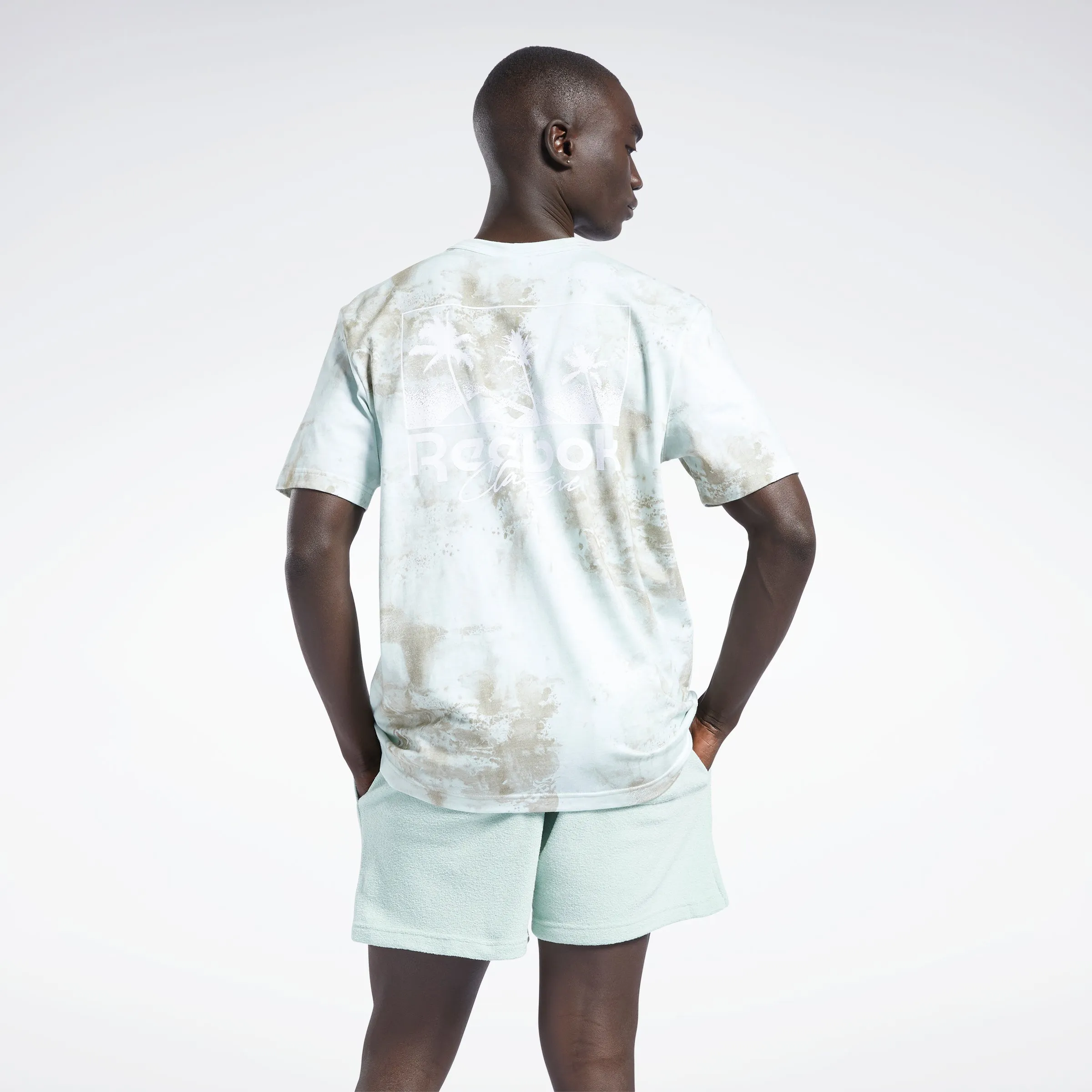 Reebok Apparel Men Classics Allover Print Graphic T-Shirt Lgtsag sold by Reebok product image thumbnail 3