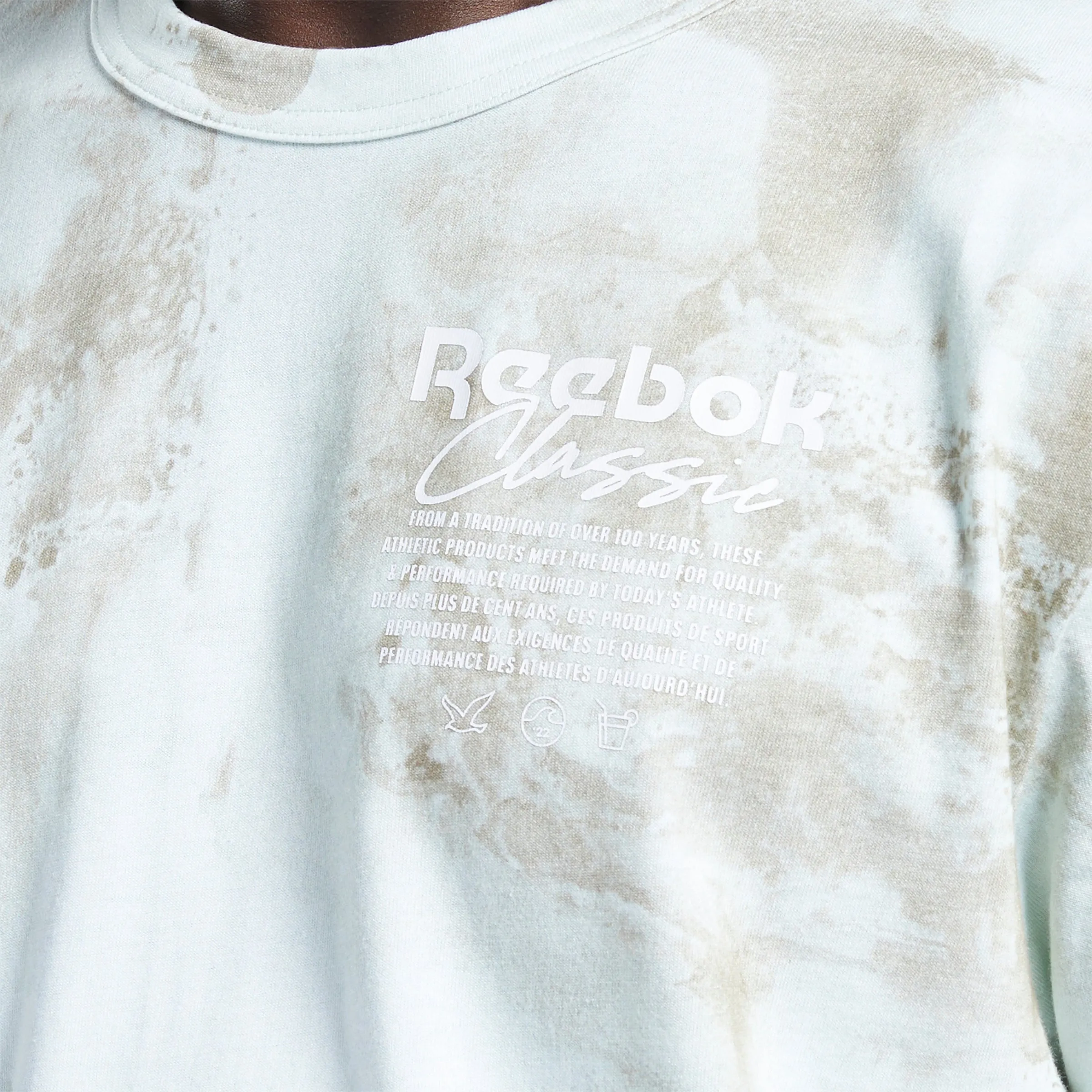 Reebok Apparel Men Classics Allover Print Graphic T-Shirt Lgtsag sold by Reebok product image thumbnail 4