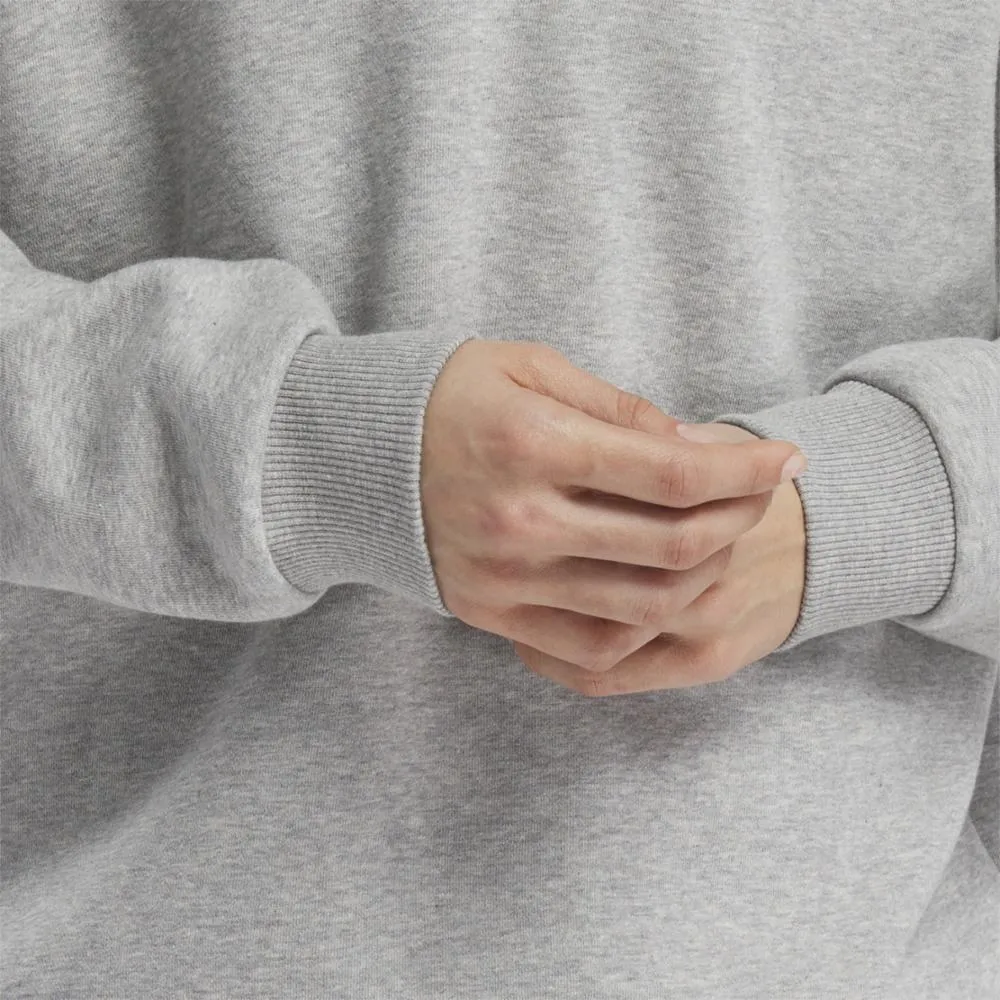 Reebok Apparel Women Lux Oversized Hoodie MEDIUM GREY HEATHER sold by Reebok product image thumbnail 5