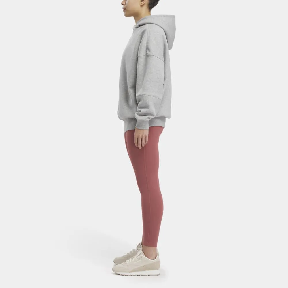 Reebok Apparel Women Lux Oversized Hoodie MEDIUM GREY HEATHER sold by Reebok product image thumbnail 2