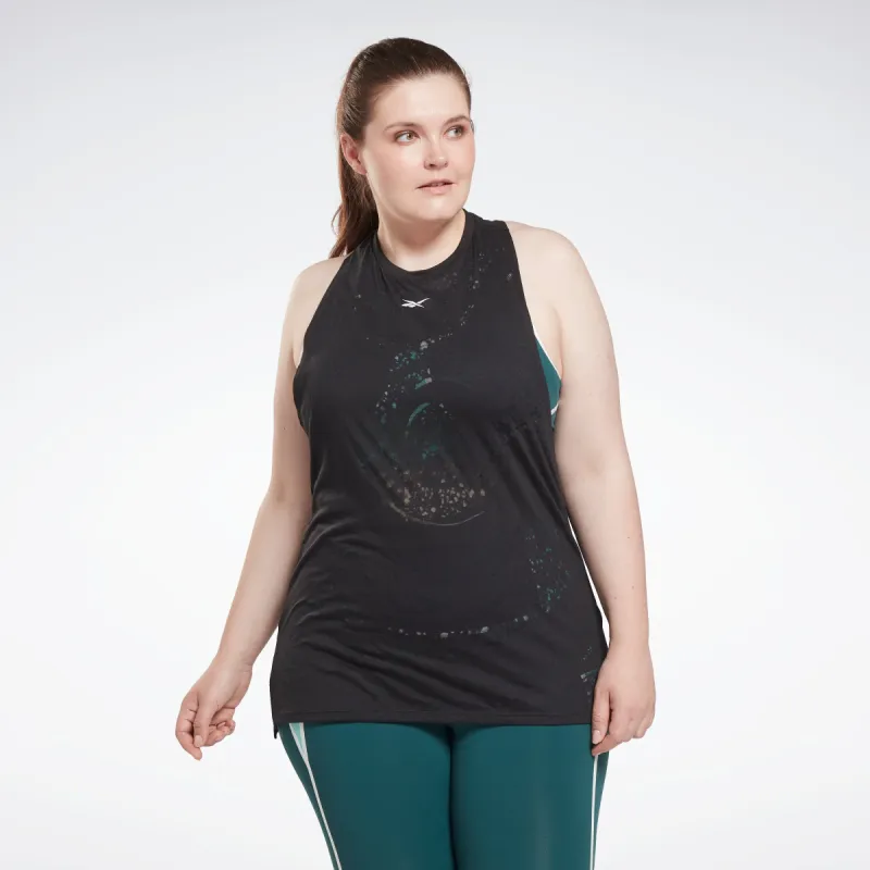 Reebok Apparel Women Burnout Tank Top (Plus Size) Black sold by Reebok