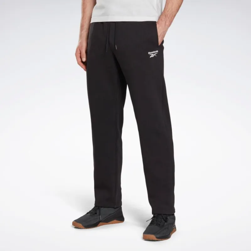 Reebok Apparel Men Reebok Identity Open Hem Joggers BLACK sold by Reebok