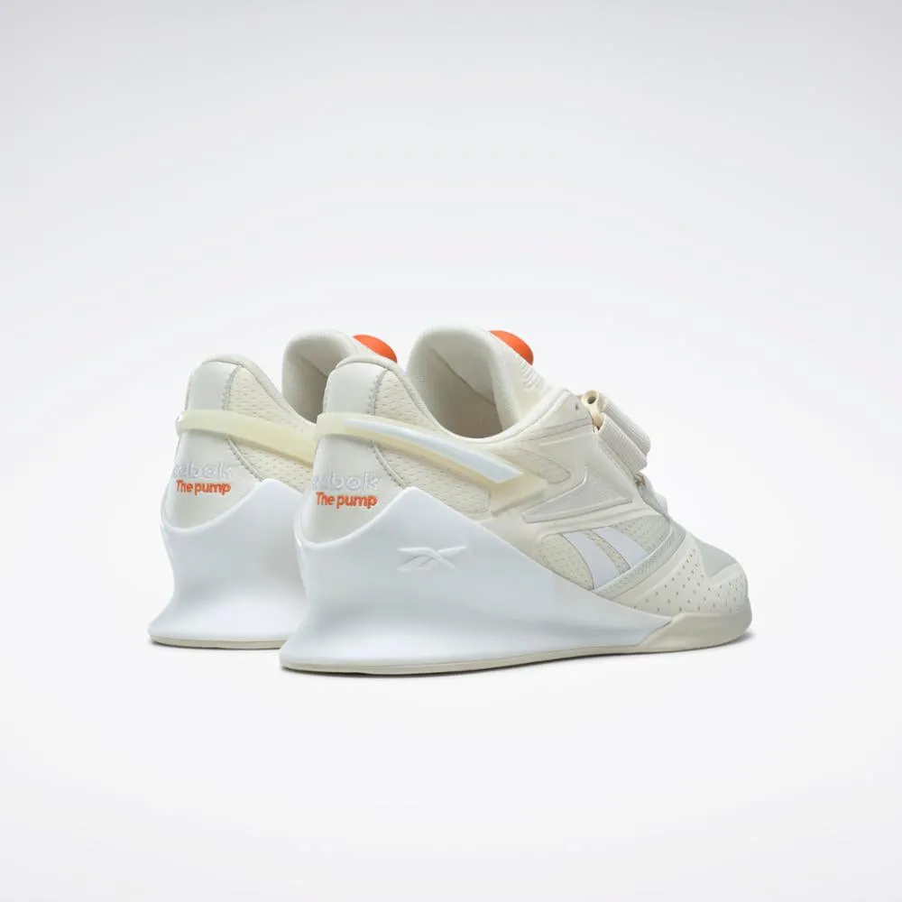 Reebok Footwear Women Legacy Lifter III Shoes CLAWHT/FTWWHT/SMAORA sold by Reebok product image thumbnail 4