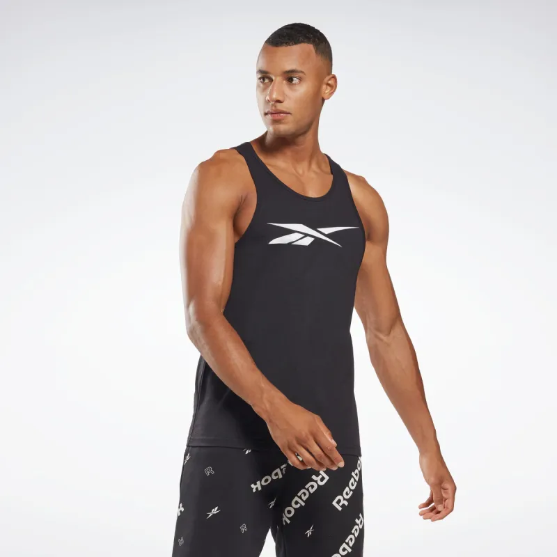 Reebok Apparel Men Reebok Graphic Series Vector Tank Top Black sold by Reebok