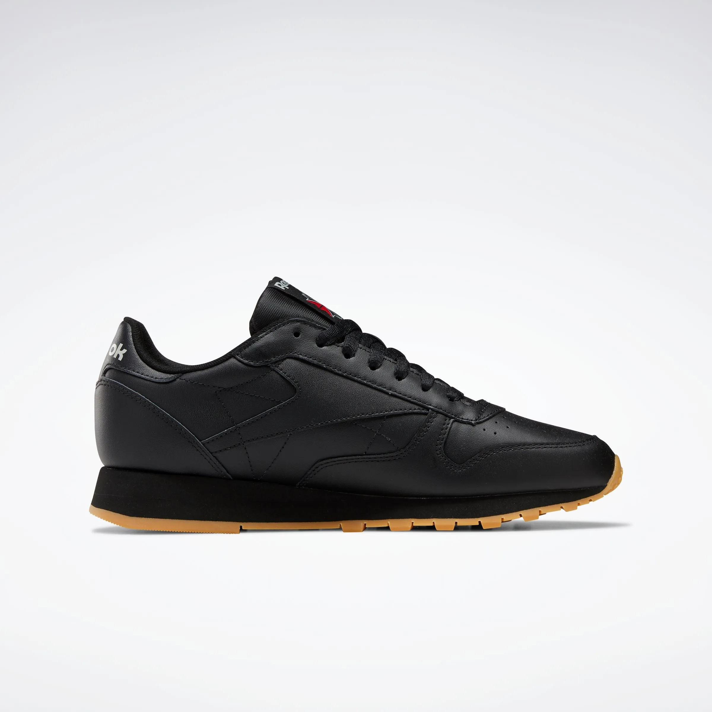 Reebok Footwear Men Classic Leather Shoes Cblack/Pugry5/Rbkg03 sold by Reebok product image thumbnail 2