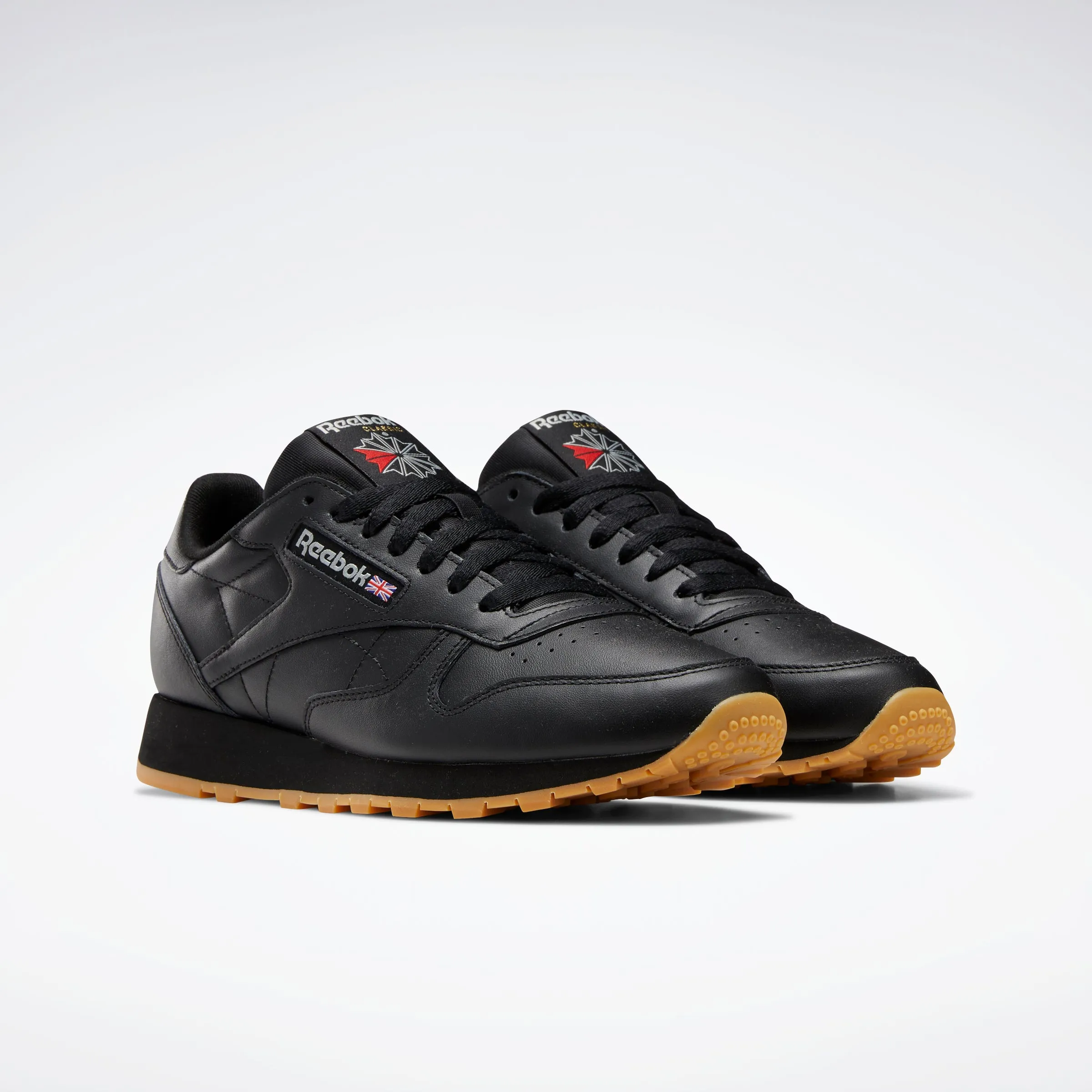 Reebok Footwear Men Classic Leather Shoes Cblack/Pugry5/Rbkg03 sold by Reebok product image thumbnail 3