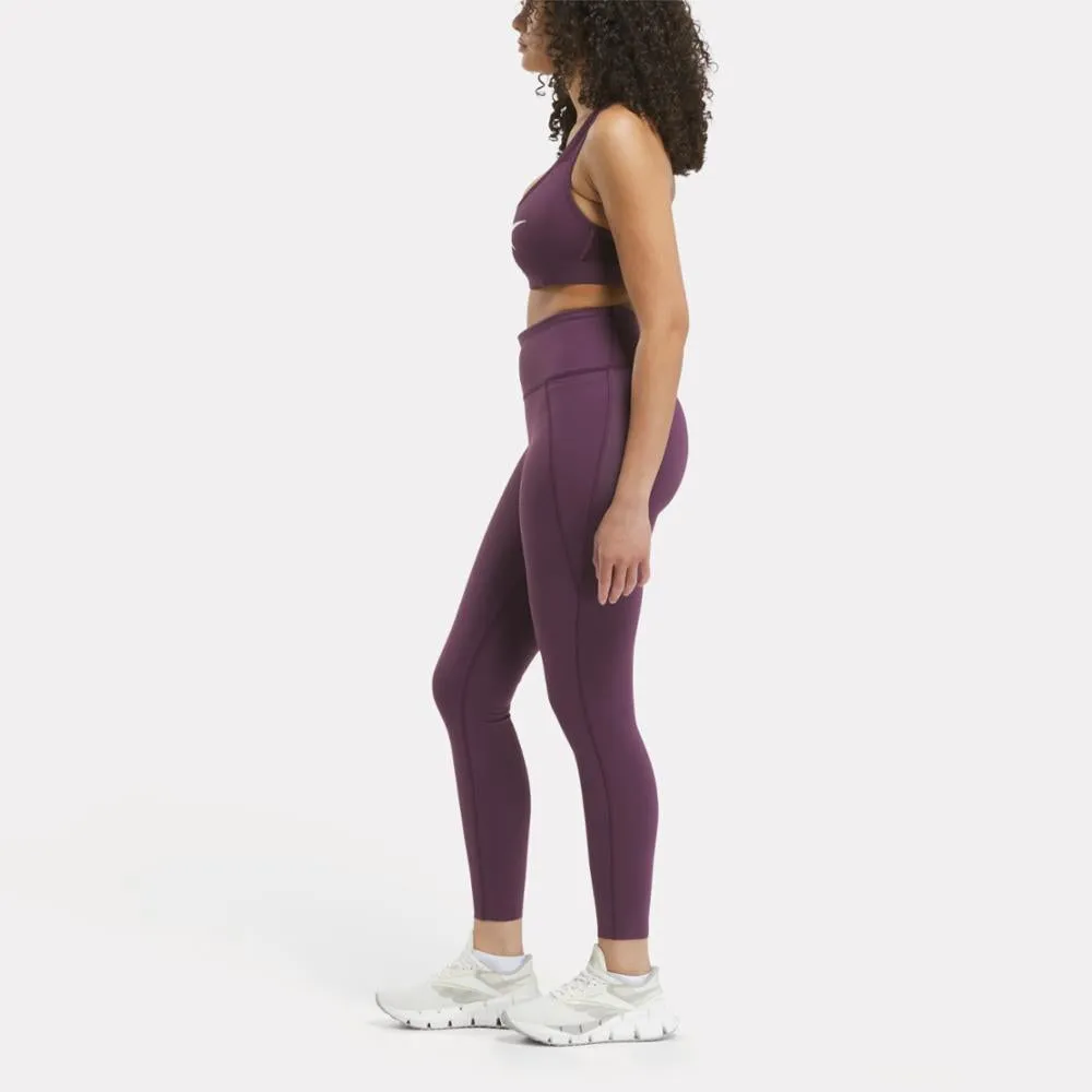 Reebok Apparel Women Lux High-Rise Leggings MIDNIGHT PLUM sold by Reebok product image thumbnail 2