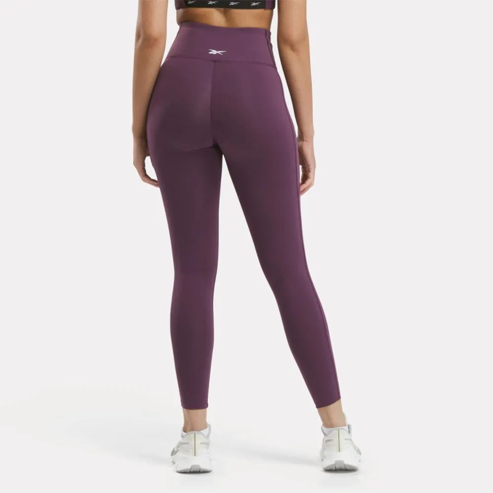 Reebok Apparel Women Lux High-Rise Leggings MIDNIGHT PLUM sold by Reebok product image thumbnail 3