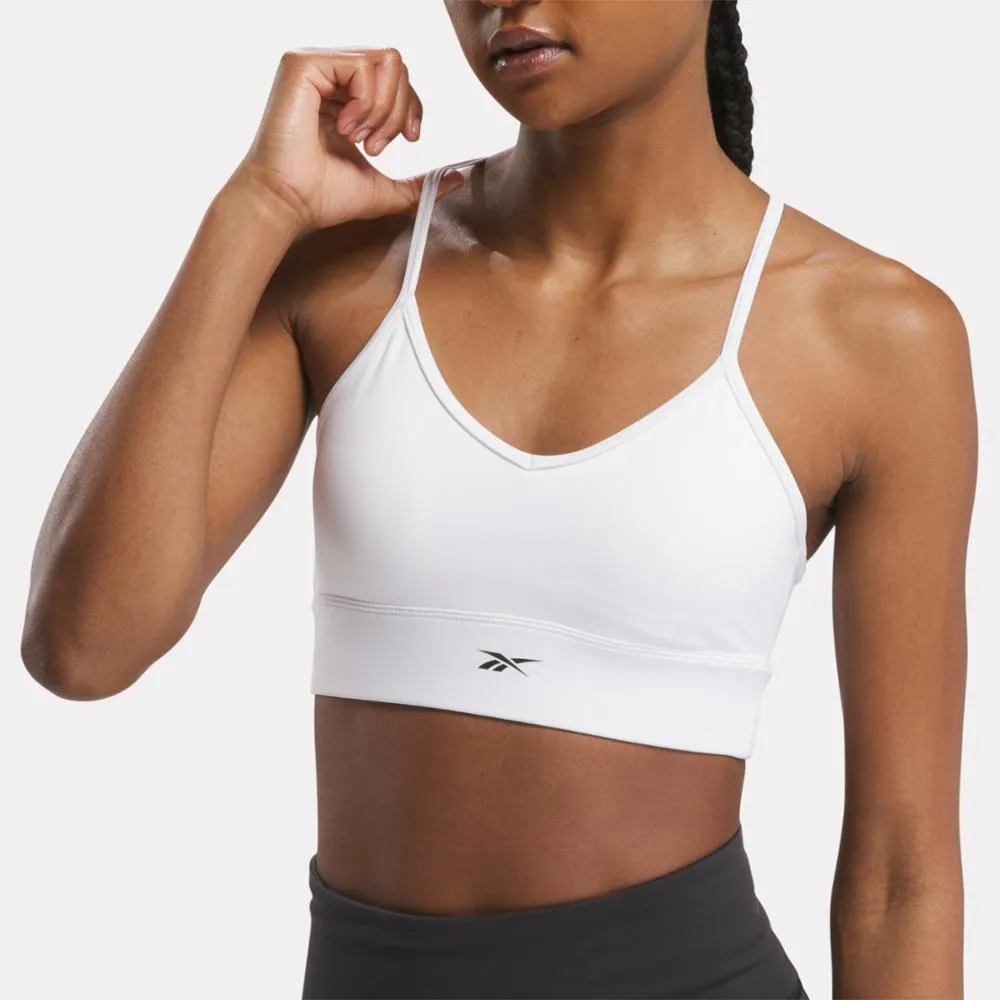 Reebok Apparel Women Workout Ready Sports Bra WHITE sold by Reebok product image thumbnail 4