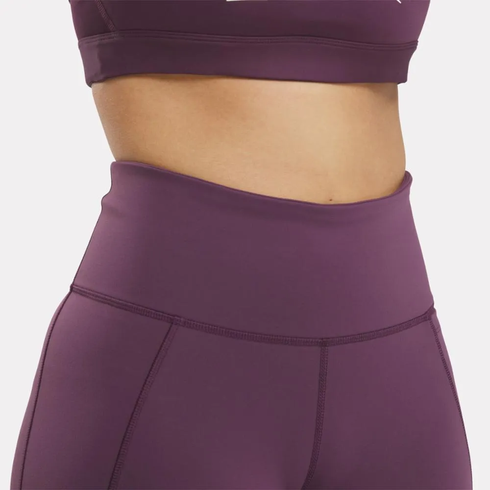 Reebok Apparel Women Lux High-Rise Leggings MIDNIGHT PLUM sold by Reebok product image thumbnail 4