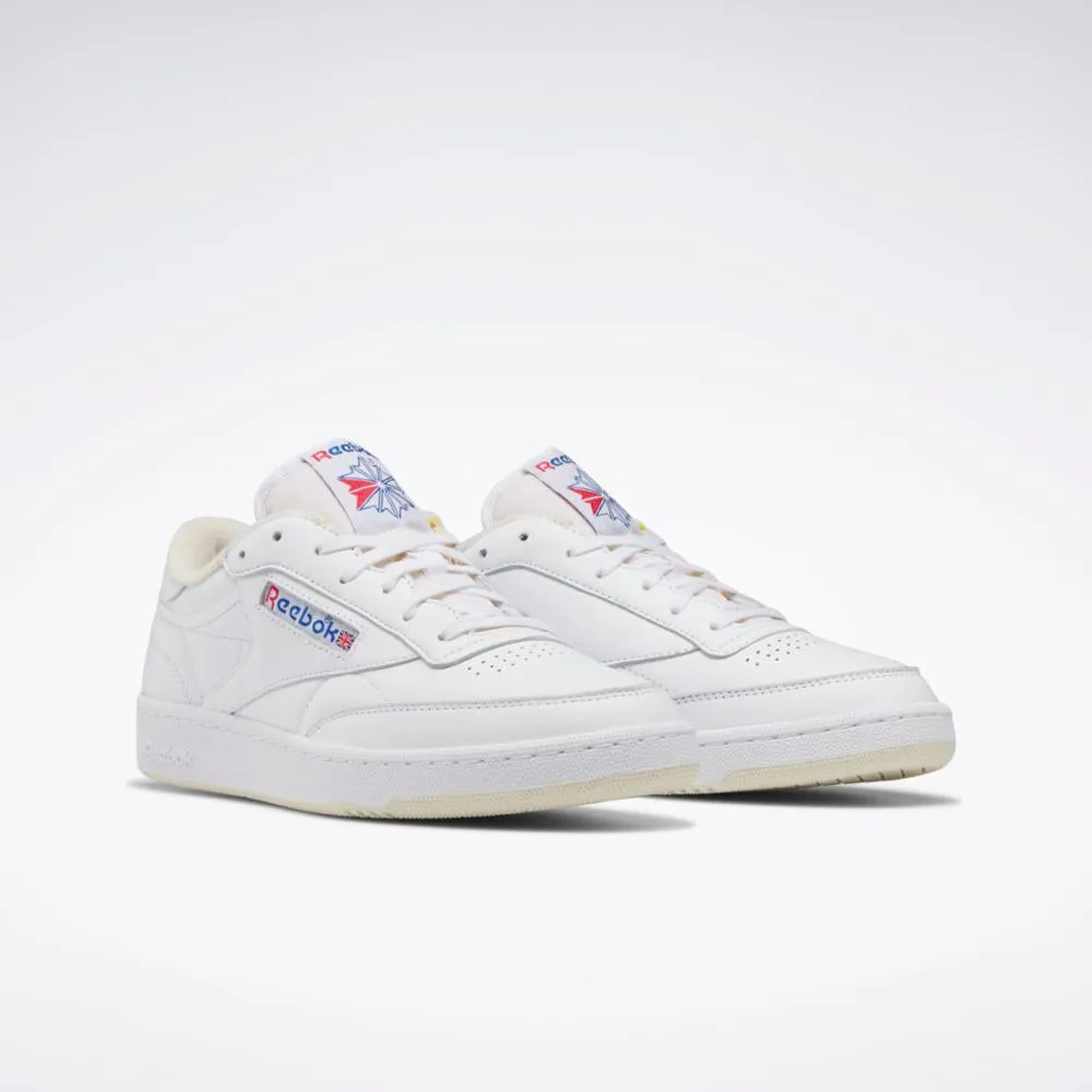 Reebok Footwear Men CLUB C 85 VINTAGE SHOES FTWWHT/ALABAS/VECBLU sold by Reebok product image thumbnail 3
