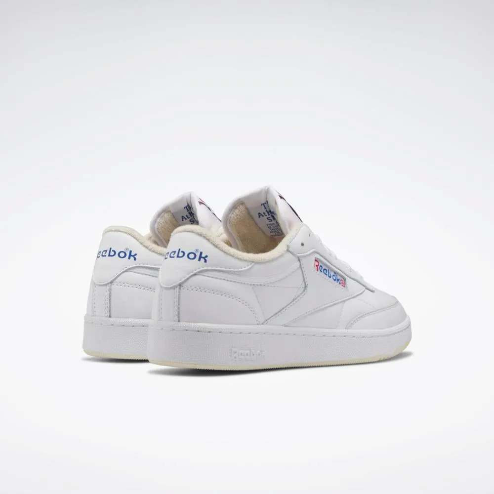 Reebok Footwear Men CLUB C 85 VINTAGE SHOES FTWWHT/ALABAS/VECBLU sold by Reebok product image thumbnail 4