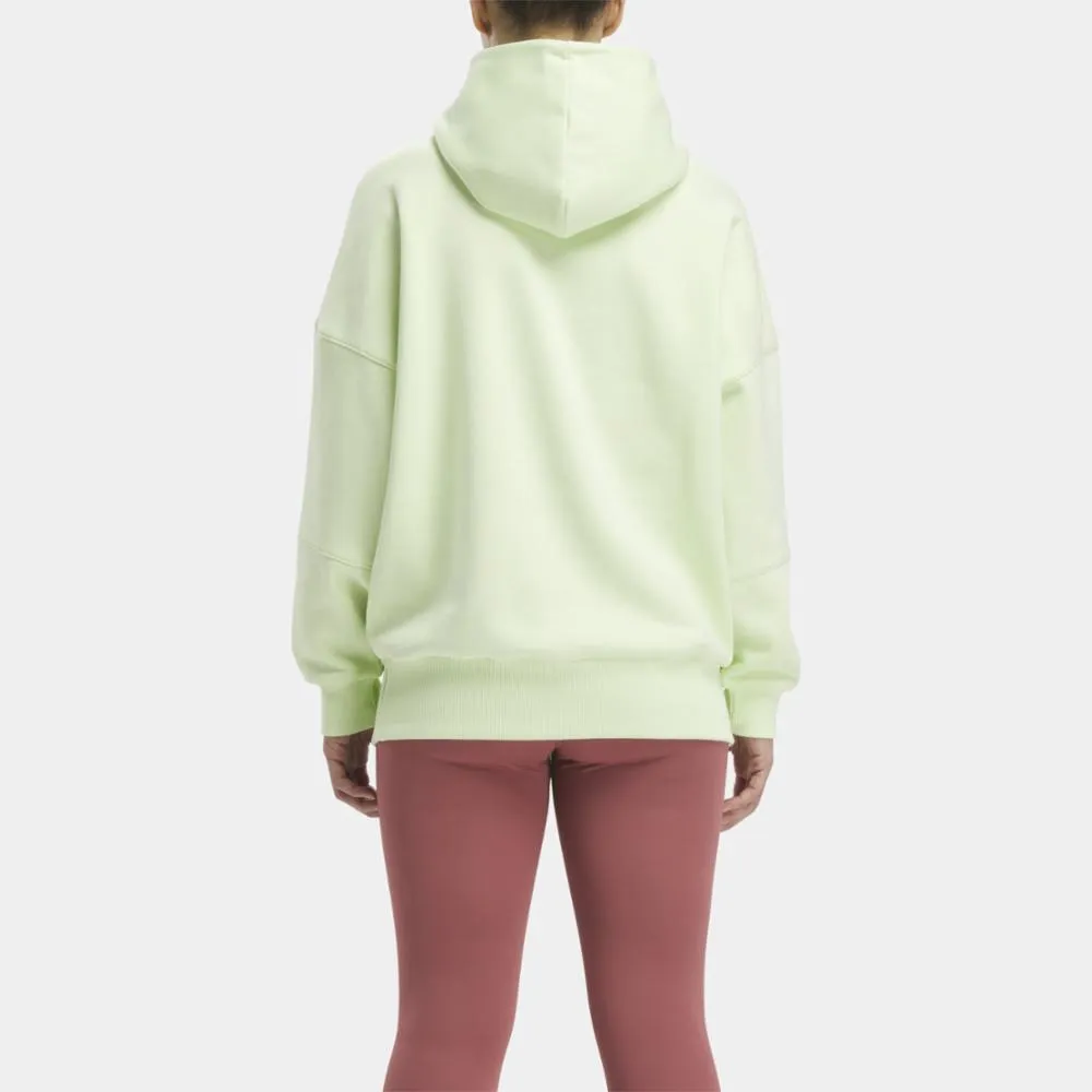 Reebok Apparel Women Lux Oversized Hoodie CITRUS GLOW sold by Reebok product image thumbnail 3