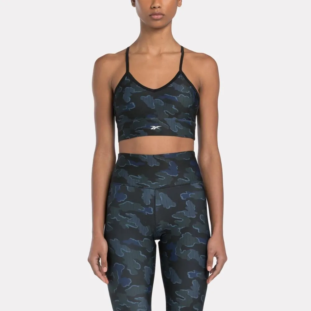Reebok Apparel Women ID Train Camo Bra BLACK sold by Reebok