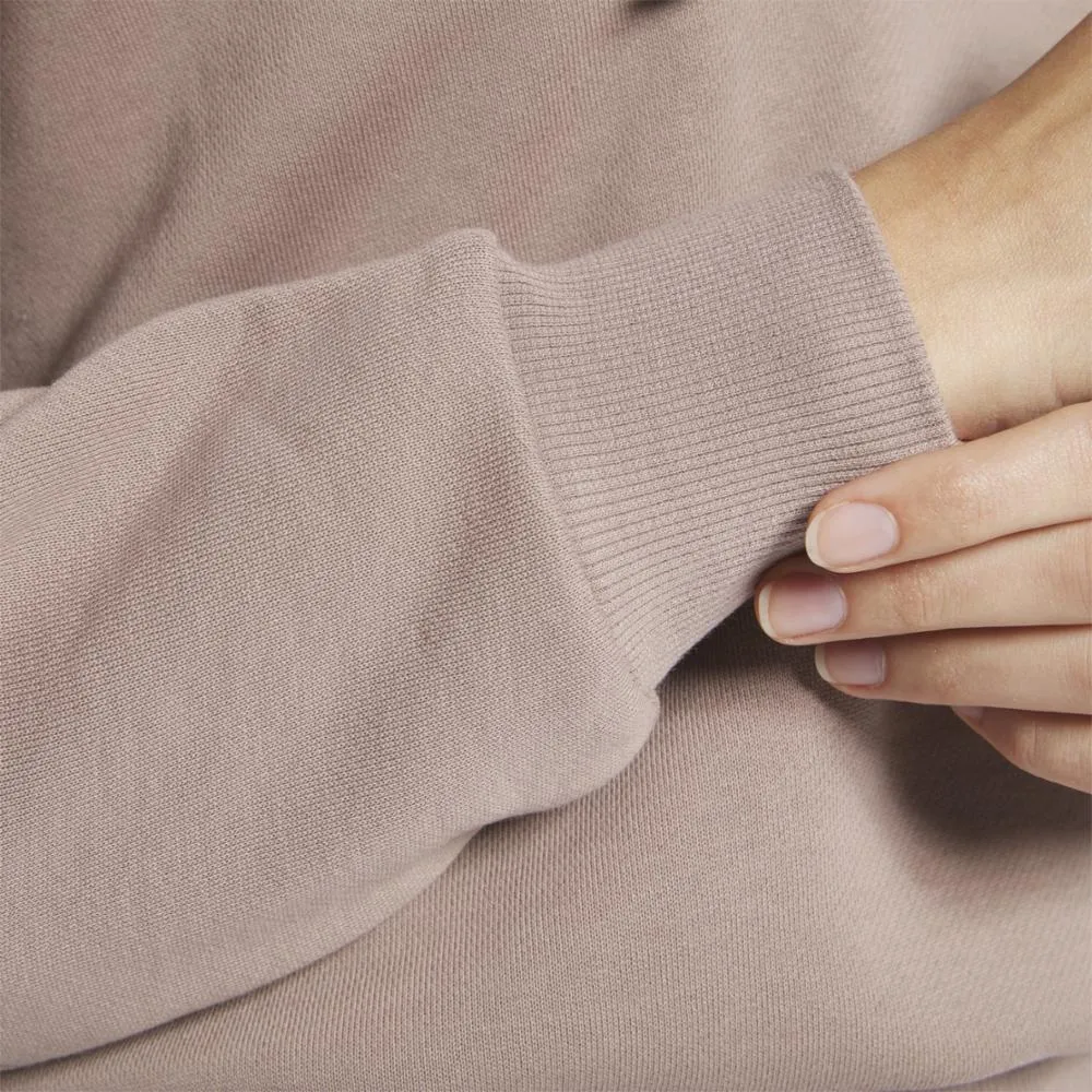 Reebok Apparel Women Reebok Classics Cotton French Terry Sweatshirt TAUPE sold by Reebok product image thumbnail 4