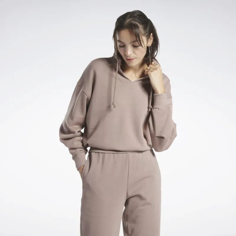 Reebok Apparel Women Reebok Classics Cotton French Terry Sweatshirt TAUPE made by Reebok
