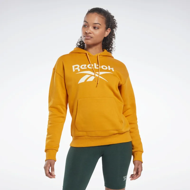 Reebok Apparel Women Reebok Identity Logo Fleece Hoodie Brgoch made by Reebok