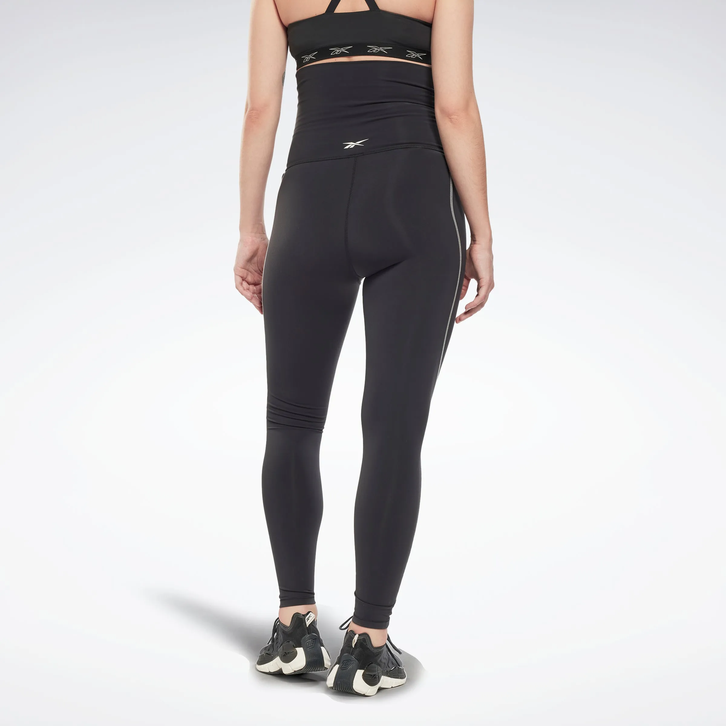 Reebok Apparel Women Reebok Lux 2.0 Maternity Leggings Black sold by Reebok product image thumbnail 3